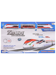 Железная дорога Скоростной экспресс (длина полотна 396 см, на батарейках) - LQ-2936A-12