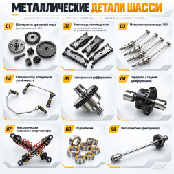 Радиоуправляемая машина MJX Hyper Go - MJX-10210-GREY