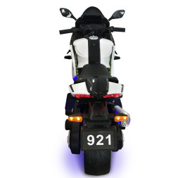 Детский электромотоцикл Ducati (12V, EVA, ручка газа, спидометр) - FT-921-WHITE