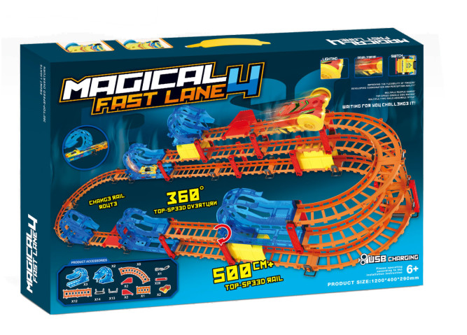 Автотрек BSQ Magical Fast Line (длина полотна 500 см, 2 машины) - BSQ-3061