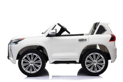 Детский электромобиль Lexus LX570 4WD MP4 - DK-LX570-WHITE-MP4