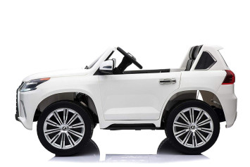 Детский электромобиль Lexus LX570 4WD MP4 - DK-LX570-WHITE-MP4