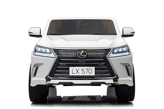 Детский электромобиль Lexus LX570 4WD MP4 - DK-LX570-WHITE-MP4
