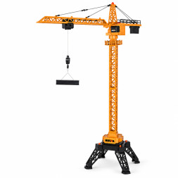 Радиоуправляемый башенный кран HUI NA TOYS масштаб 1:14 2.4G - HN1585