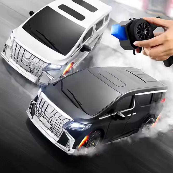 Радиоуправляемая машина для дрифта Alphard 2WD 1:16 (гироскоп, LED подсветка) - MN-68-WHITE