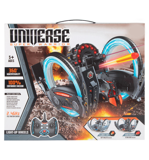 Радиоуправляемая боевая машина Keye Toys Space Warrior (лазер, пульки) 2.4G - KT802