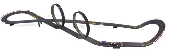 Гоночный автотрек JJ Slot Гран При Формула (длина трека 726 см, от сети, 1:64) - JJ33-2