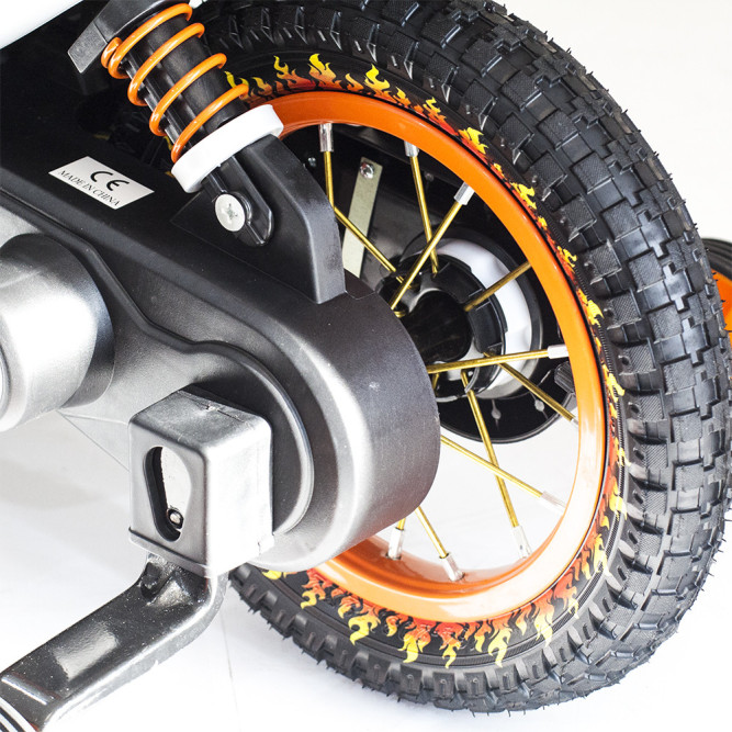 Детский кроссовый электромотоцикл Qike TD Orange 6V - QK-3058-ORANGE