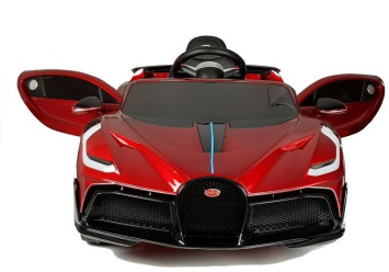 Детский электромобиль Bugatti Divo (красный лак, 12V) - HL338