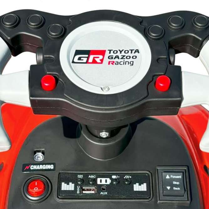 Электромобиль каталка Toyota GR SUPRA GT4 (6V, EVA, пульт) - SMT-519-WHITE