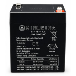Аккумулятор XINLEINA 12V 4.5-4Ah/20Hr - 6-FM-4.5
