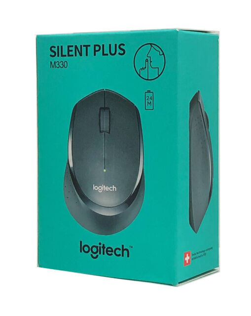 Беспроводная мышь Logitech M330 Silent Plus Black - 910-004924
