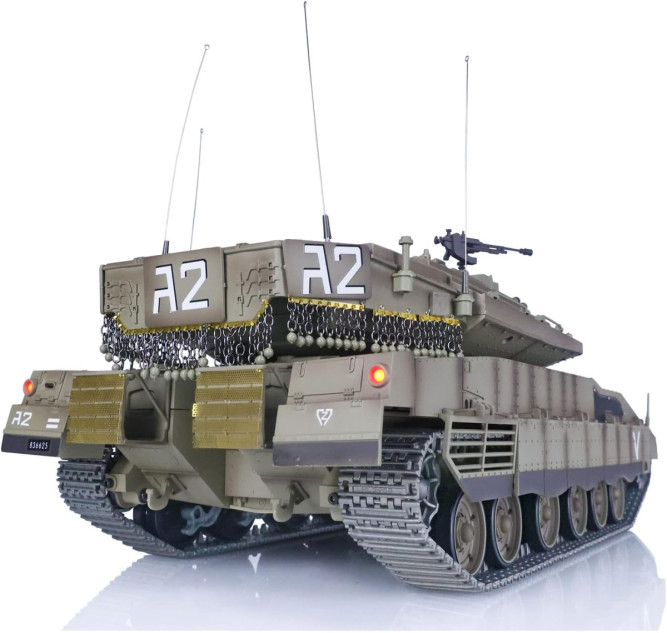 Радиоуправляемый танк Heng Long Merkava MK4 PRO V7.0 масштаб 1:16 2.4G - 3958-1PRO V7.0