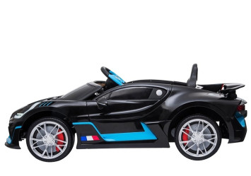 Детский электромобиль Bugatti Divo (черный, 12V) - HL338
