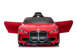 Детский электромобиль BMW I4 (полный привод, 12V) - JE1009-RED