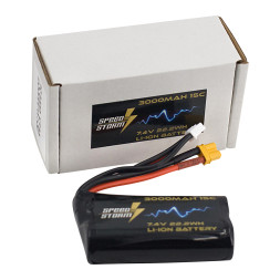 Аккумулятор Speed Storm Li-ion 18650 7.4V 3000 mAh разъем XT30 - SS-2S3000-XT30