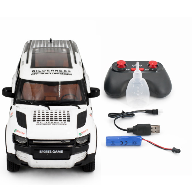 Радиоуправляемая металлическая машина Land Rover Defender 1:22 - HCL-3810-WHITE