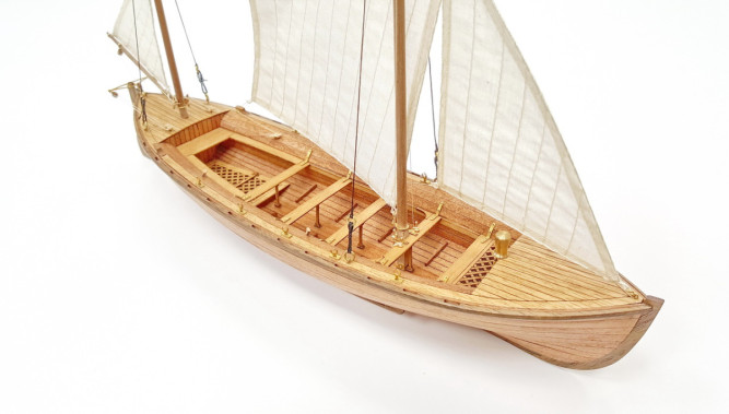 Сборная деревянная модель Спасательный вельбот &amp;quot;Ксения&amp;quot; 1:36 - LSM0501