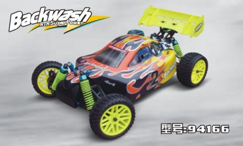 Радиоуправляемая багги с ДВС HSP Nitro Off-Road Buggy 4WD 1:10 - 94166 - 2.4G