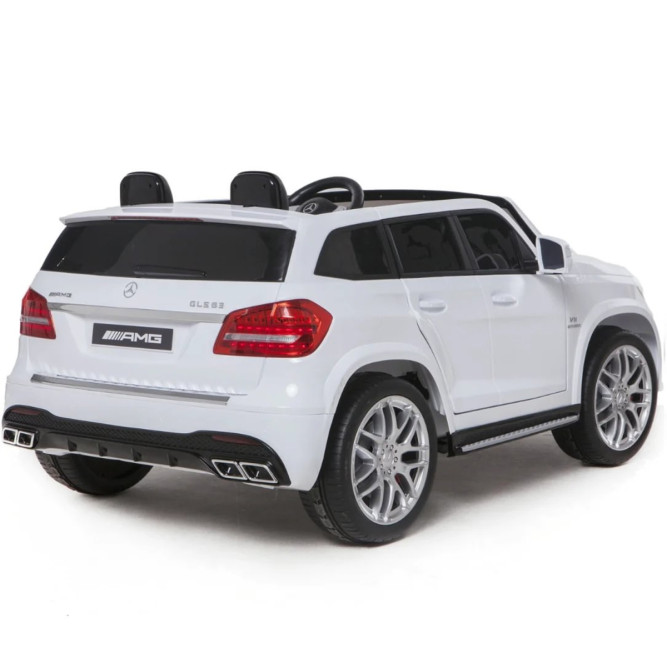Электромобиль Mercedes Benz GLS63 (белый, 4WD, 12V) - HL228