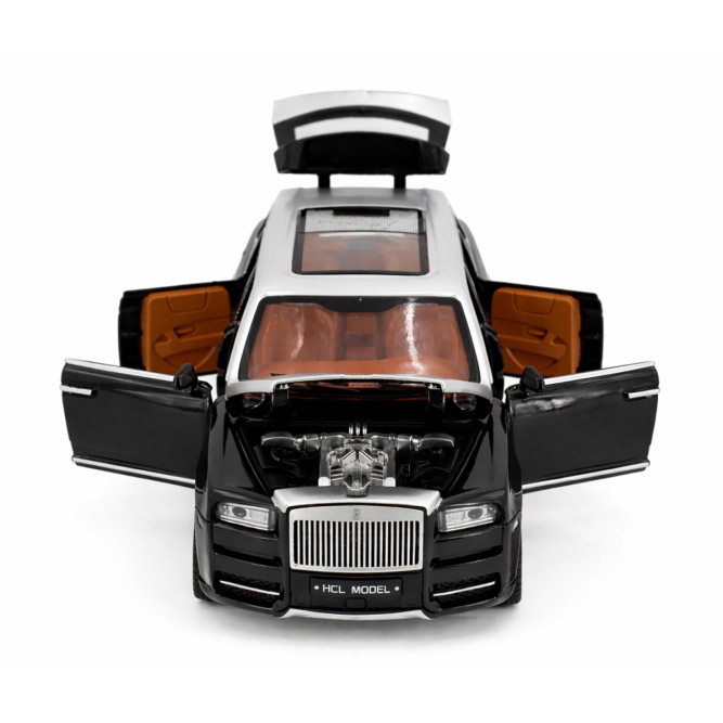 Радиоуправляемая металлическая машина Rolls-Royce Cullinan 1:22 - HCL-3806-BLACK