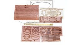 Сборная деревянная модель Четырехвесельная шлюпка 1:36 - LSM0402