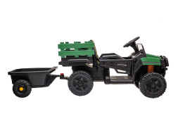 Детский электромобиль Bettyma квадроцикл с прицепом 2WD 12V - BDM0926-GREEN