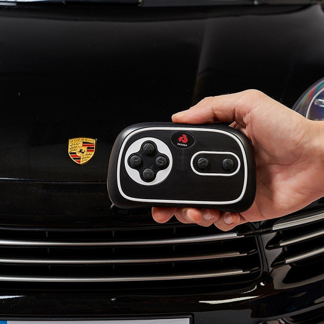 Детский электромобиль PORSCHE CAYENNE S 12V - JJ2128-BLACK-PAINT