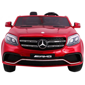 Электромобиль Mercedes Benz GLS63 (красный лак, 4WD, 12V) - HL228