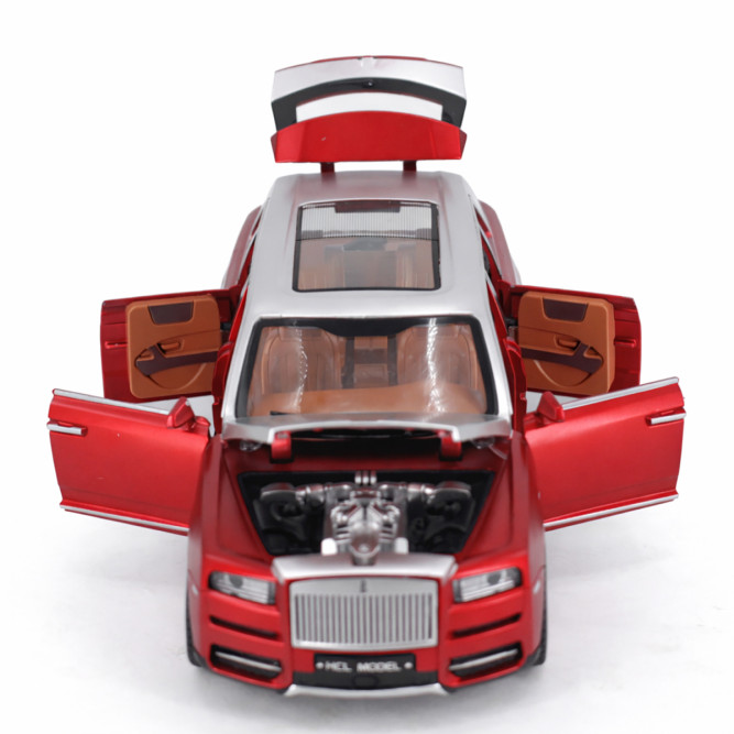 Радиоуправляемая металлическая машина Rolls-Royce Cullinan 1:22 - HCL-3806-RED
