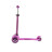Самокат Трехколесный, со Светящимися Колесами, Розовый - MSC-B082001