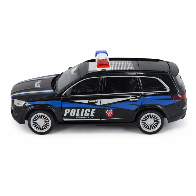 Радиоуправляемая металлическая полицейская машина Maybach GLS 1:22 - HCL-3605-BLACK