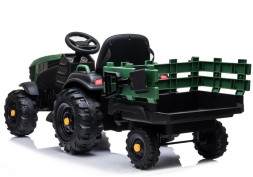 Детский электромобиль Bettyma трактор с прицепом 2WD 12V - BDM0925-GREEN