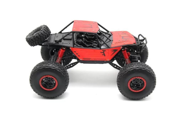 Радиоуправляемый красный краулер MZ 4WD 1:10 (48 см, пульт+часы) - MZ-YY2025-RED