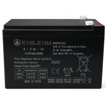 Аккумулятор XINLEINA 12V14Ah/20Hr - X-6FM14
