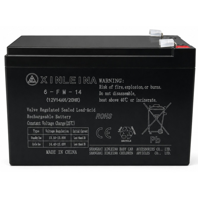 Аккумулятор XINLEINA 12V14Ah/20Hr - X-6FM14