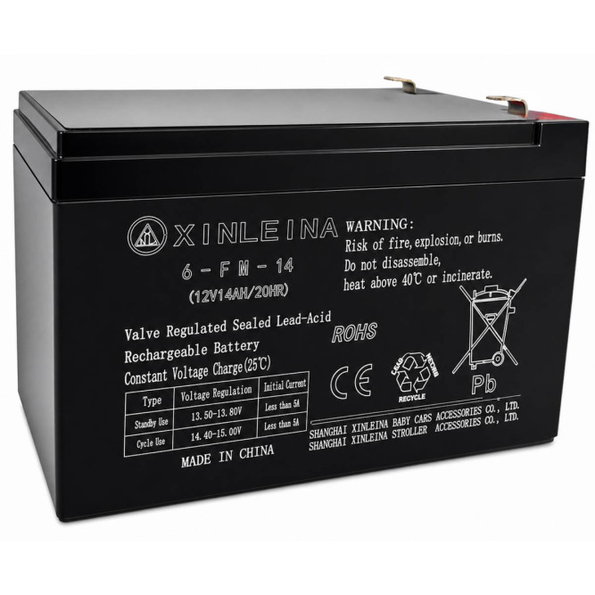 Аккумулятор XINLEINA 12V14Ah/20Hr - X-6FM14
