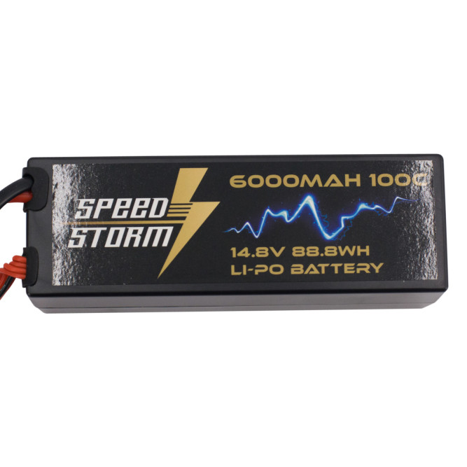 Аккумулятор Speed Storm Li-Po 14.8V 100C 6000 mAh Hard Case разъем XT60 - SS-4S6000-100-XT60