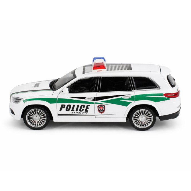 Радиоуправляемая металлическая полицейская машина Maybach GLS 1:22 - HCL-3605-WHITE