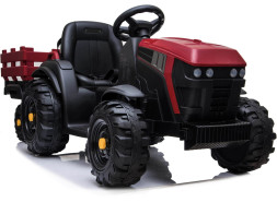Детский электромобиль Bettyma трактор с прицепом 2WD 12V - BDM0925-RED