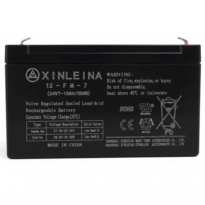 Аккумулятор XINLEINA 24V7-10Ah/20HR 12-FM-7-10 - X-12FM7-10