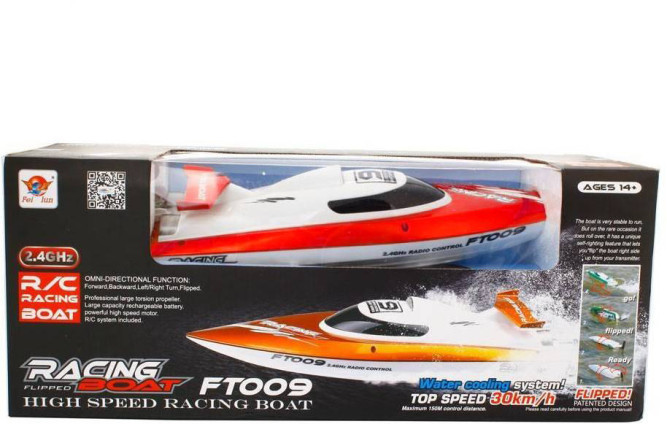 Радиоуправляемый катер Fei Lun High Speed Red Boat 2.4GHz - FT009-RED