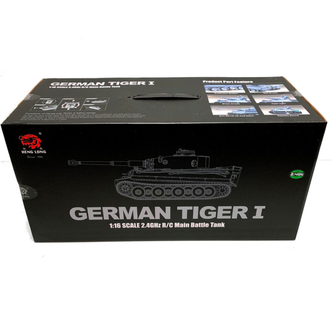 Радиоуправляемый танк Heng Long German Tiger S version V7.0 масштаб 1:16 2.4G - 3818-1-Upg-V7