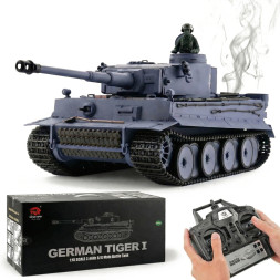 Радиоуправляемый танк Heng Long German Tiger S version V7.0 масштаб 1:16 2.4G - 3818-1-Upg-V7