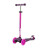 Самокат Трехколесный, со Светящимися Колесами, Фиолетовый - MSC-J082002