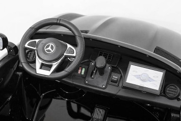 Электромобиль Mercedes-Benz GT R (черный матовый, 4WD, 12V, MP4) - HL289-MATTE-BLACK-MP4