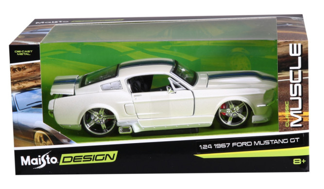Металлическая модель Ford Mustang GT 1967 1:24 - 31021