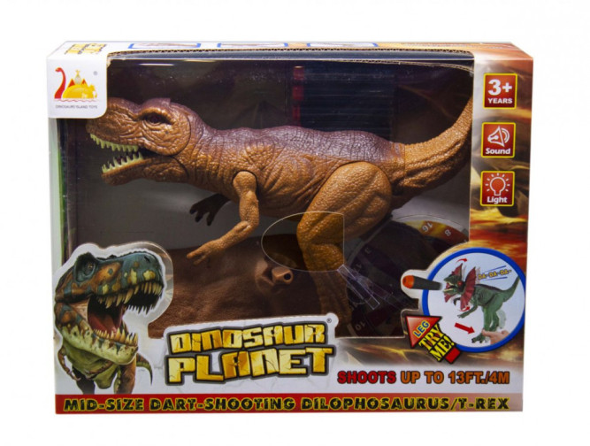 Интерактивный динозавр Тираннозавр T-REX (свет, звук, стреляет пульками) - RS6185