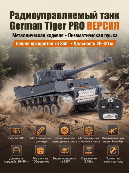 Радиоуправляемый танк R-WINGS German Tiger - RWG021-812-PRO