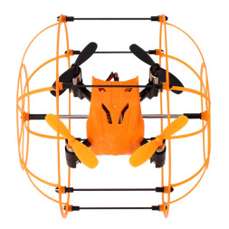 Радиоуправляемый квадрокоптер с защитной сеткой Orange SkyWalker - HM1336